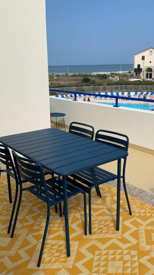 Bleu Marine Vue Ocean, 2 Chambres, Terrasse 30M2, Parking Privatif Et Piscine En Ete ラカノー エクステリア 写真