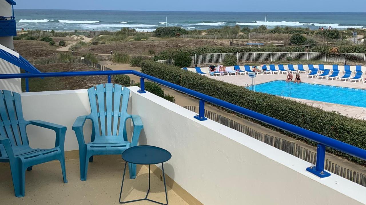 Bleu Marine Vue Ocean, 2 Chambres, Terrasse 30M2, Parking Privatif Et Piscine En Ete ラカノー エクステリア 写真